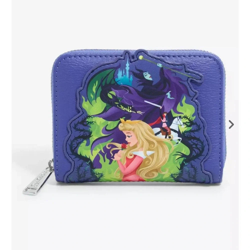 Loungefly Disney Sleeping Beauty Characters Portrait Mini Backpack & Wallet